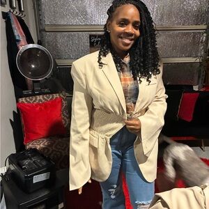 Beige Women's Blazer